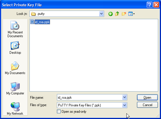 [ Select Private Key ]